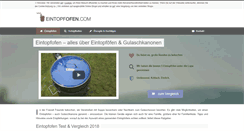 Desktop Screenshot of eintopfofen.com